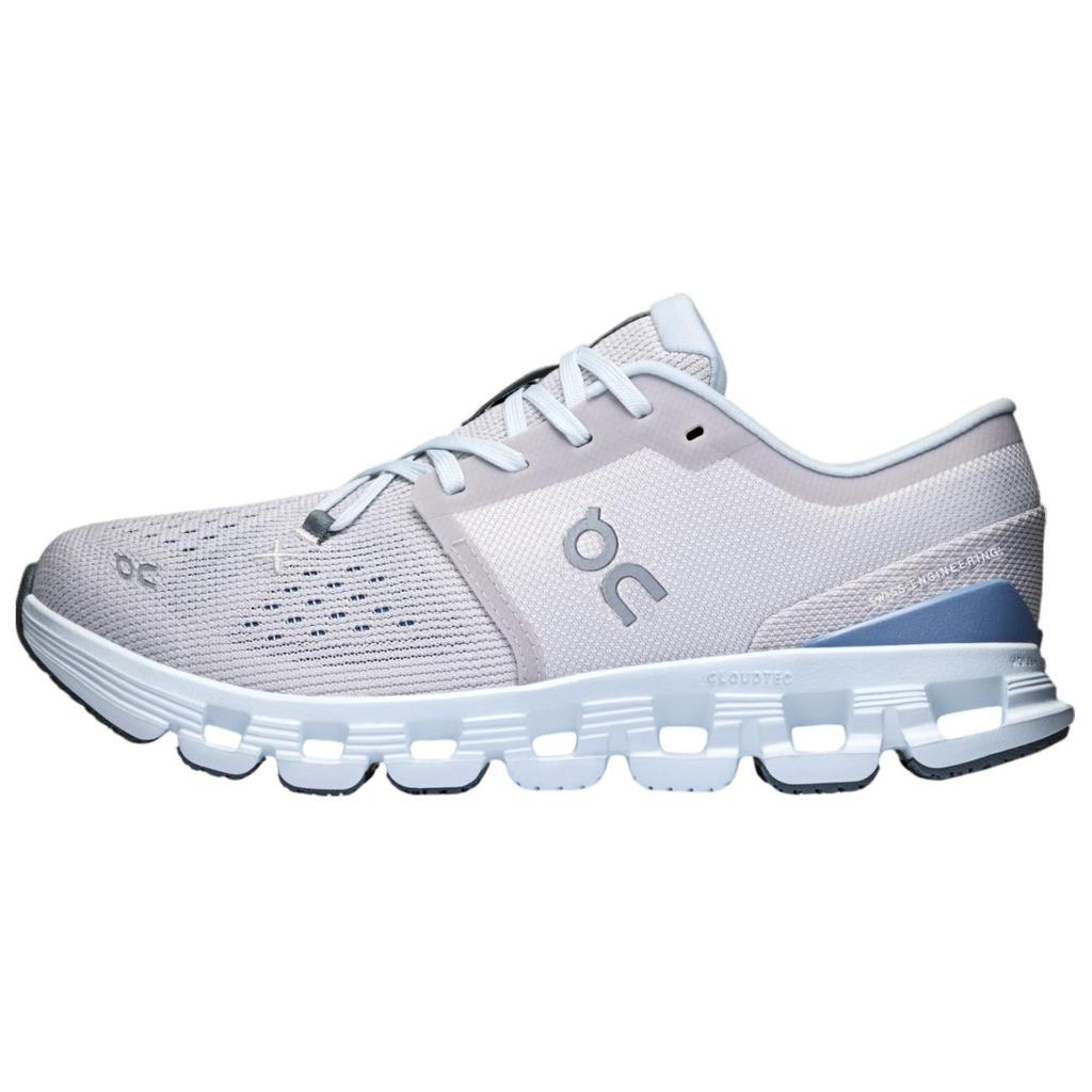 ON  Cloud X 4 Silver Chambray Women Sneakers Grey 3WE30073278