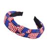 Patriotic Women's Headbands American Flag Design Red White Blue Stars Hair Decors For 4th July Celebration Accessory