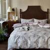 100% Cotton Bedding Set Ins Korean Floral 3D Printed Duvet Cover Bed Linen Flat Sheets Set 2 Pillowcases Twin Double Queen Size