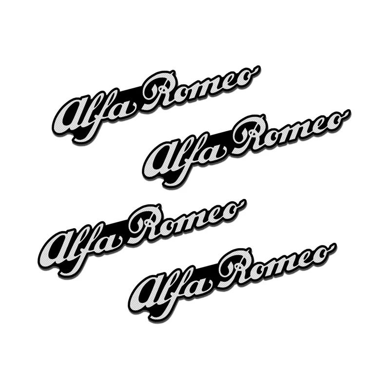 GSPT7 3D Car Audio Decorate alloy Emblem Badge Sticker Decals For Alfa Romeo Giulietta GT 159 147 156 Mito Brera Giulia Accessories