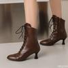 Fashion Winter New Coarse Heel Midsole Short Boots Simple Comfortable Anti slip Wear resistant Fashionable Trendy Women's Boots