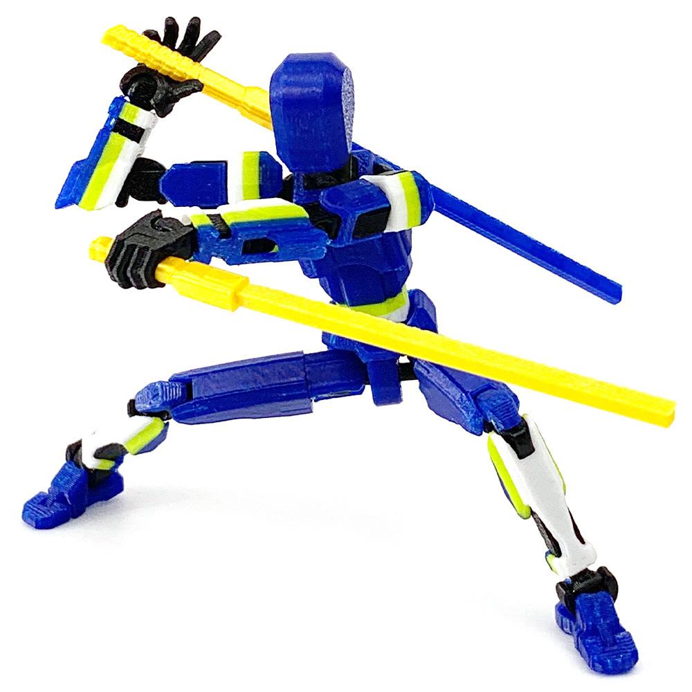 3D Printed Mannequin Dummy 13 Bad Boys Series Toys Action Figures Multi-Jointed Movable Shapeshift Robot Parent Child Games