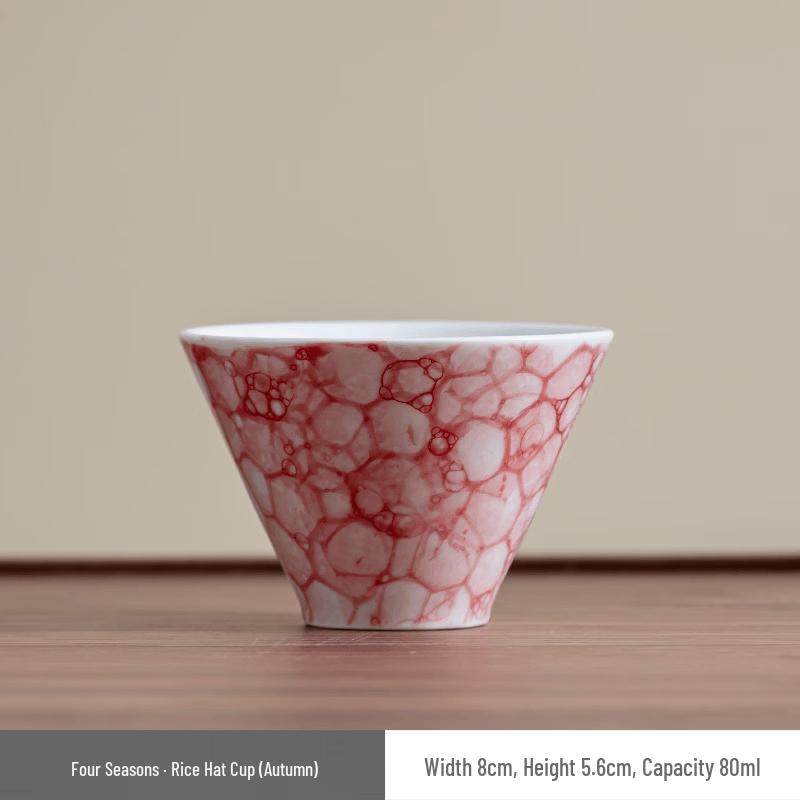 Cha Xun Kiln Glazed Four Seasons Douli Teacup