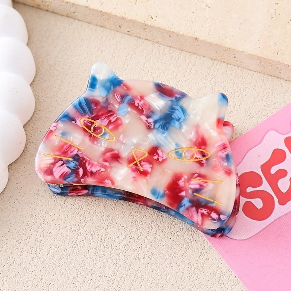 Big Animal Acetate Hairpin Metal Tooth Claw Clip Elegant Grab Clip