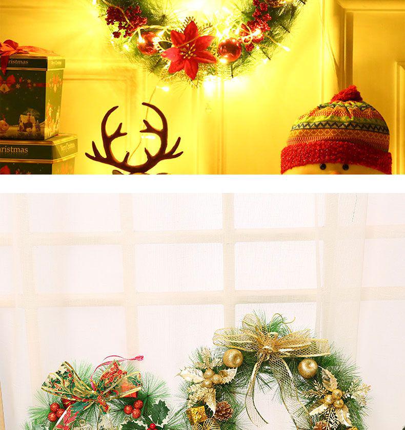 Julekrans og Hengende Ornamenter - Festlig Vegg- og Dørdekorasjon, Kreative Anheng og Gaver.