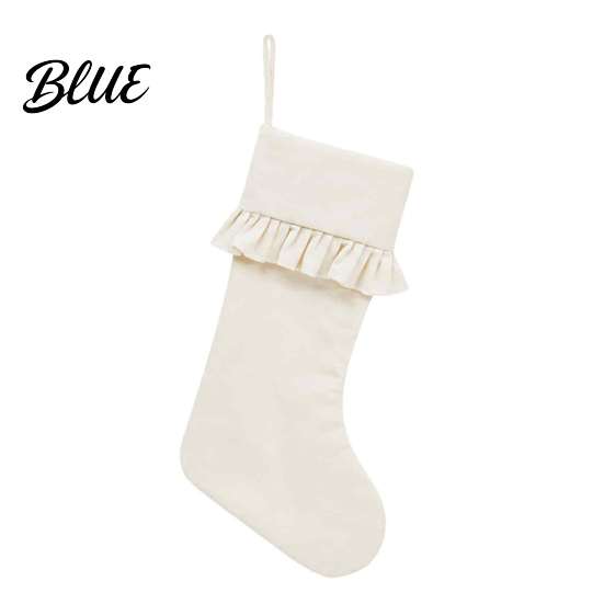 Large Christmas Stockings Sack with Stockings Thick Ruffled Cuff for Fireplace Xmas Gift Hanging Decorative