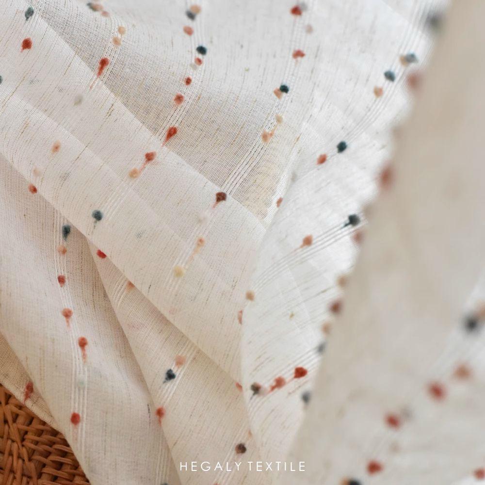 Translucent Rainbow Candy Yarn Curtains: Lightweight, Cute Sunshade for Bedroom or Balcony