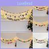 Vibrant Christmas Decorative Garland Banners For Festive Wall Backdrops And Celebrations
