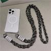 Crossbody Necklace Lanyard For Magsafe Magnetic Wireless Charging Case For iPhone 17 Air 16 15 11 12 13 14 Pro Max Clear Cover
