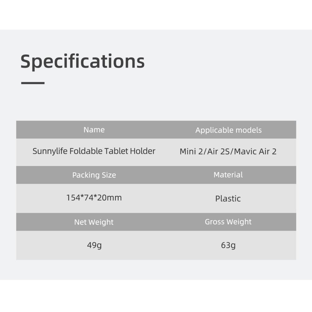 Nastavitelný stojan na tablet Držák na mobilní telefon Kompatibilní pro DJI Mini 2Mavic Air 2Air 2S Dálkový ovladač dronu