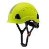 ANSI Z89.1 Ventilated Safety Helmet Hi Vis Hard Hat Adjustable Chin Strap Reflective for Construction Tree Work Climbing