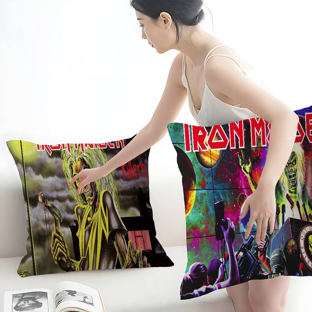 Band I-Iron Cool M-Maiden Pillow Cover Design Cushion Cover Decor Holiday Decorati