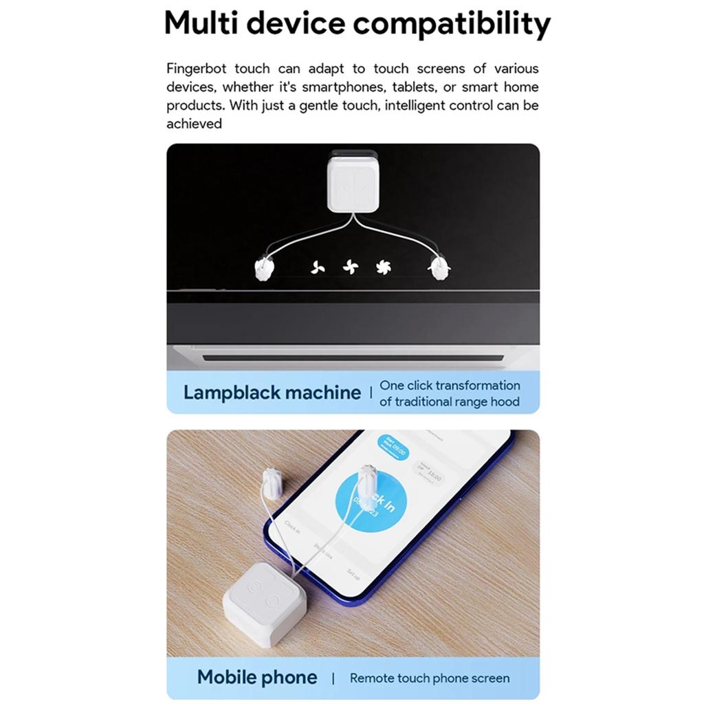 Tuya Fingerbot Touchscreen Smart Life BLE Kabelloser Touch-Schalter Roboter Fernbedienung Unterstützung für Heim-Sprachassistenten