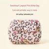 Striped Polka Dot Quilted Cotton Mini Coin and Makeup Purse