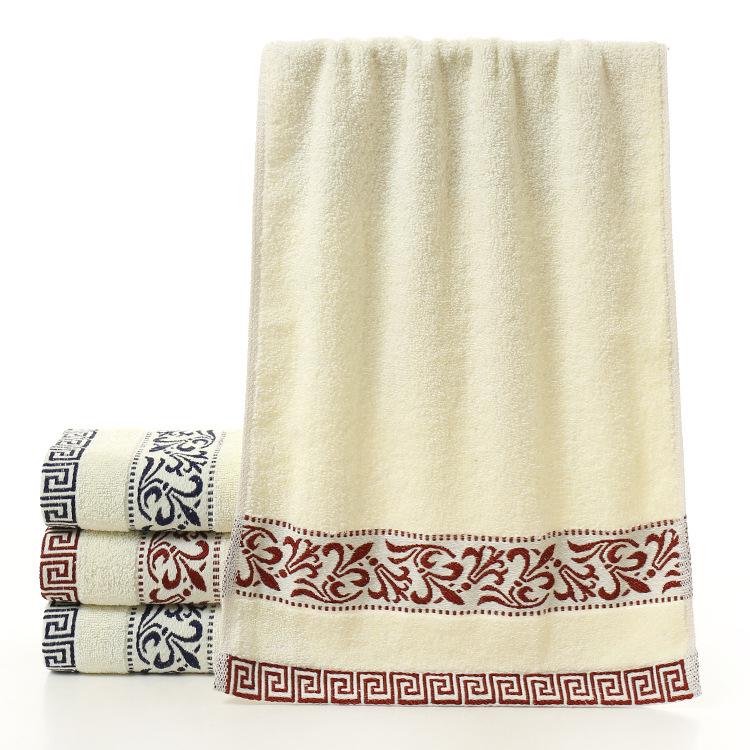 Blue & White Porcelain Soft Face Towel - High Water Absorption, Adult Household Use