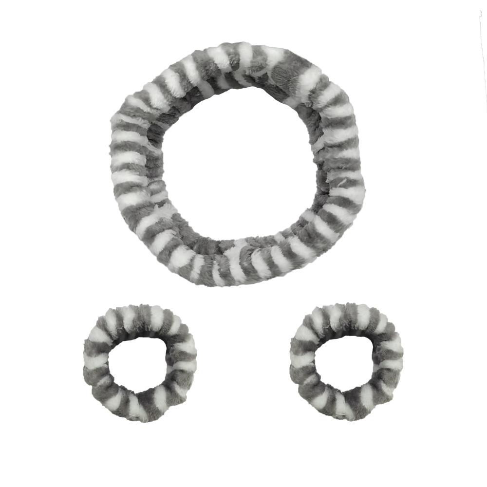 

3 шт./набор Милая плюшевая повязка на голову с леопардовым принтом и кошачьими ушками для женщин и девочек, для спа, умывания лица и макияжа, эластичная повязка на голову, эластичный браслет на запястье