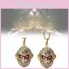 Unique Black Myth Wukong Cartoon Pendant Necklace Eye-catching Red Eye Design For Unisex Fashion