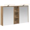 Bathroom Cabinet Set 3 Pcs 106 X 16 X 62.5 Cm Engineered Wood