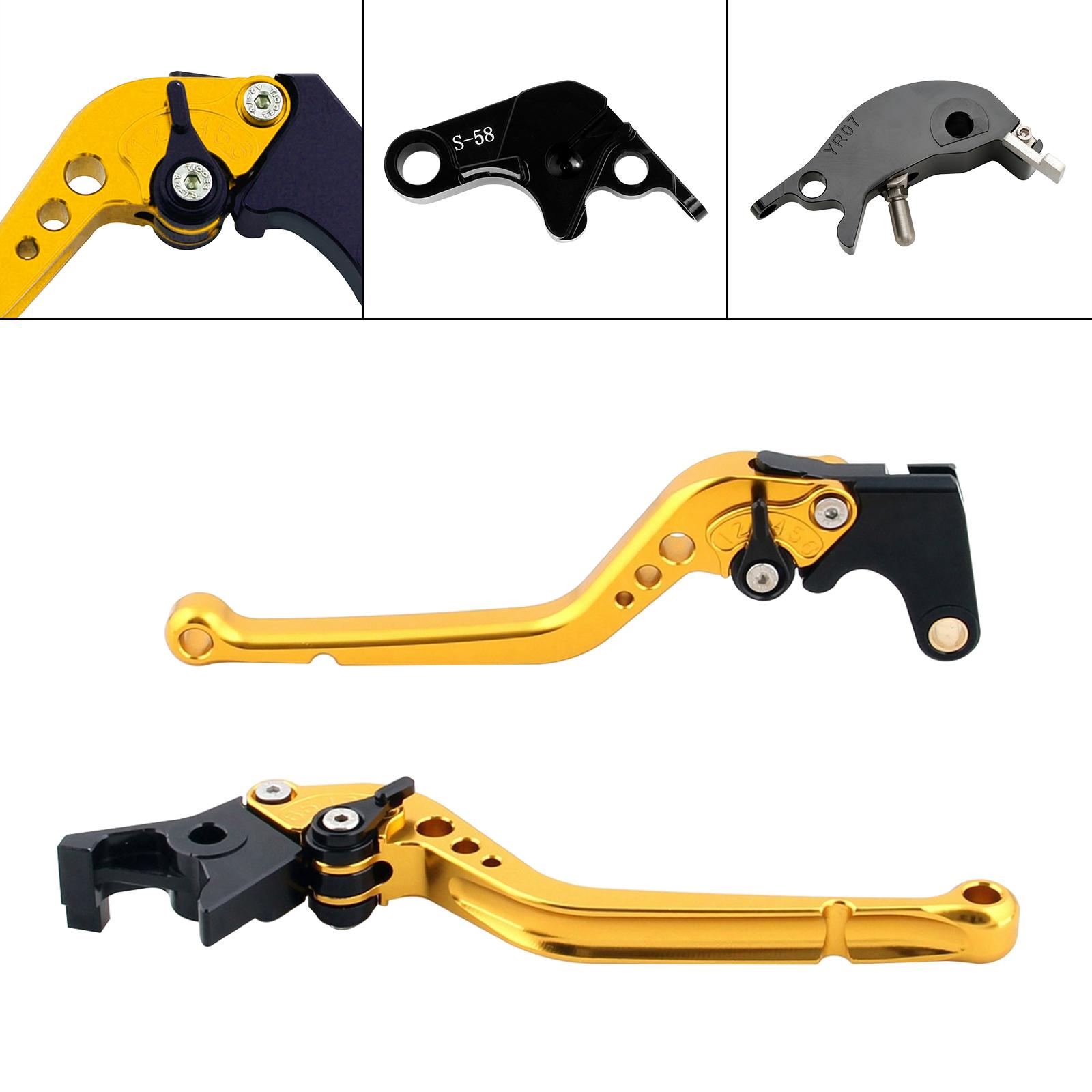 

Long Clutch Brake Lever fit for YAMAHA YZF R7 MT-10/SP FZ-10/SP 2022-2023 золотой