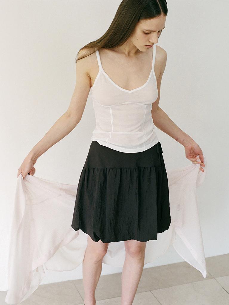 Rue Evre Volume Mini Skirt Sw5Ms294_2Color