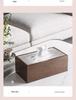 Elegant Wooden Tissue Box for Living Room - New Chinese Style