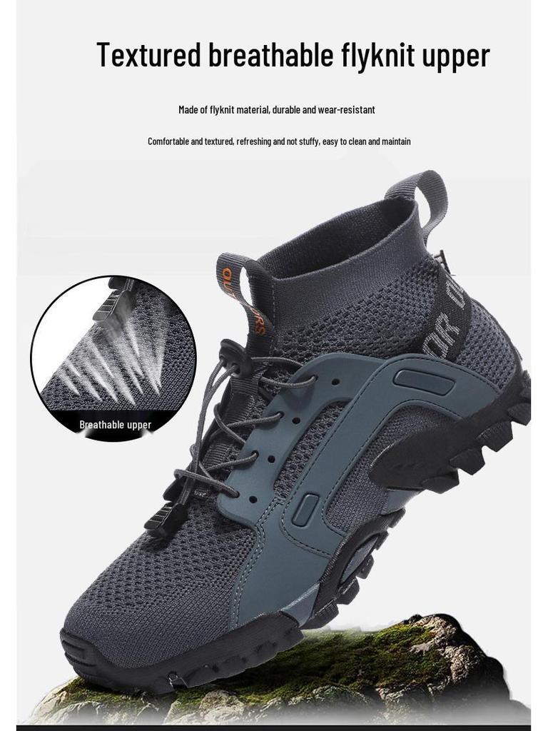 Plus Size Outdoor Shoes: Men's & Women's Hiking, Water Sports, River Tracing, Non-Slip, Quick-Drying Fishing & Swimming Shoes