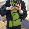 Schoolbag Breast Bag Women's Summer New Fashion Dual-purpose Backpack Outdoor Travel Kettle Bag Cycling Sports Wind Small Backpack Men