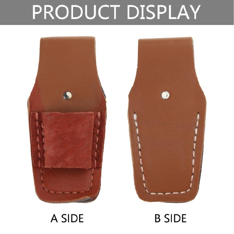 Ergonomic Lightweight Leather Tool Holsters Sheath Case Belt Tool Holder Pocket Suitable for Carpenters & Secure Storage