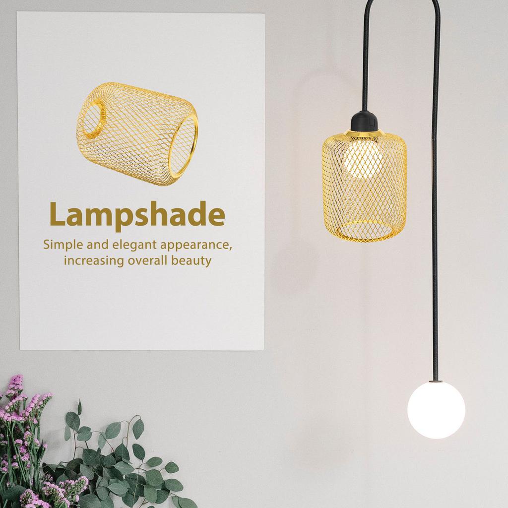 Unique Metal Lamp Shade Replacement Hollow Design Artistic Iron Wire Light Diffuser for Floor Table Lamps Contemporary Home