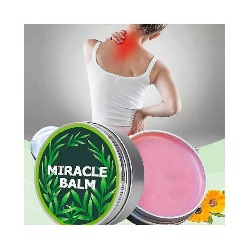 (A)Miracle Balm,Soothing Joint Cream for Back, Hands, Feet and Body
