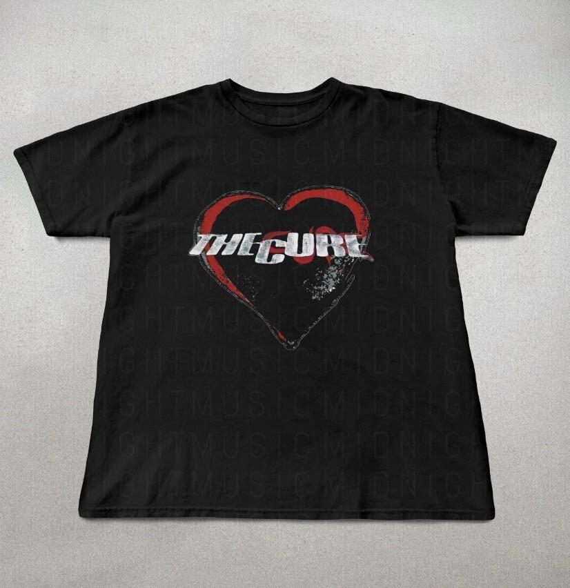 The Cure Heart T-Shirt, the cure gifts, the cure graphic shirt, bootleg cure S