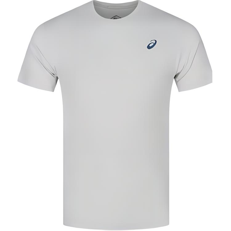 Asics Moisture Wicking Quick Dry Pullover Round Neck Running T-Shirt Men Tops Gray 2031E851-020 XL