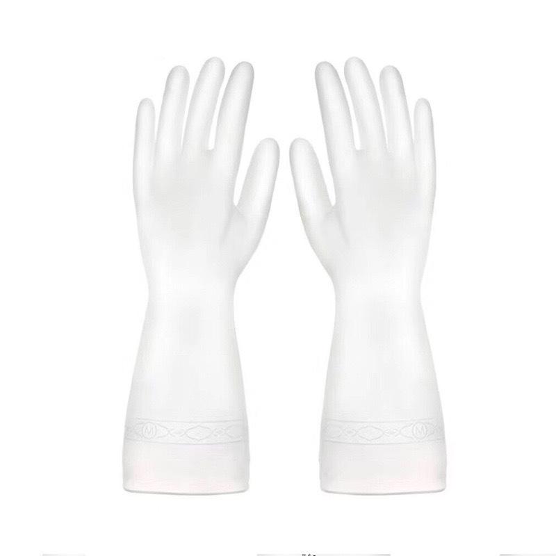 

Прочные Водонепроницаемые Латексные Перчатки для Мытья Посуды для Женщин - Для Уборки Дома и Кухни Large L [1 pair]