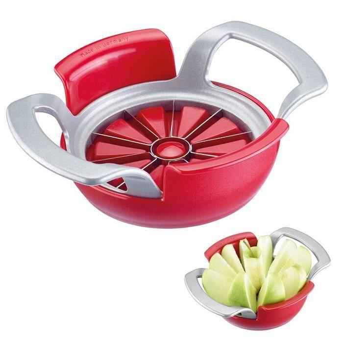 Coupe-pommes Et Poires - Westmark - Divisorex - Plateau En Aluminium - Acier Inoxydable - Rouge