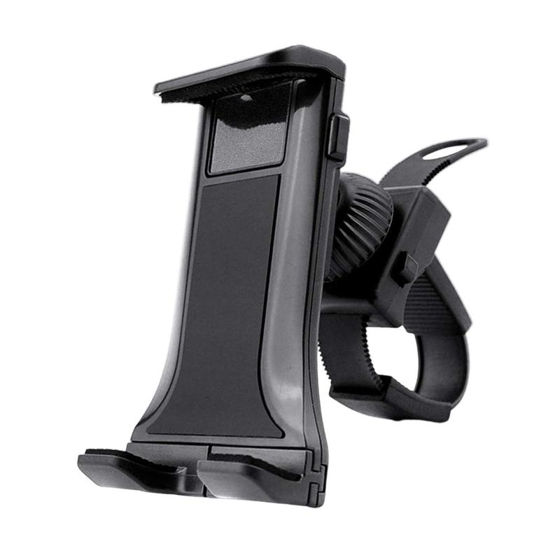 Motorcycle Phone Holder 360 Rotation Mountain Road Bike Detachable Anti Shaking Mobile Phone Clamp for Stroller Treadmill E Bike