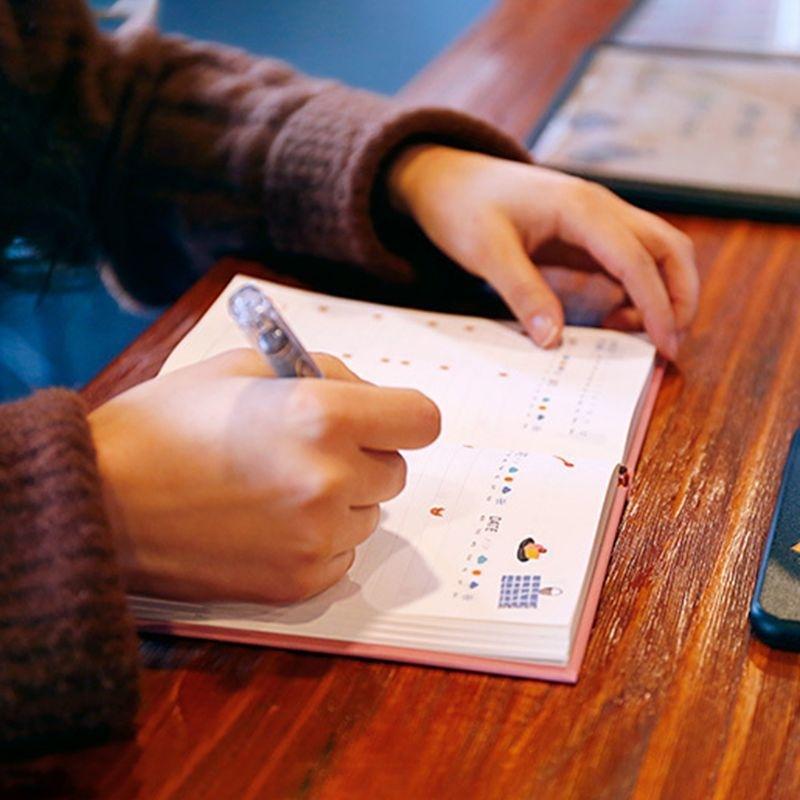 Cute Stationery Notebook 365 Planner Weekly Monthly Daily Diary Planner Notebooks Journals Business