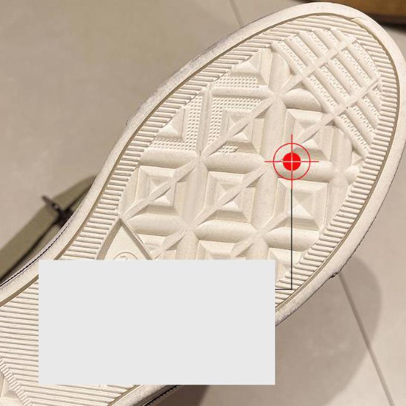 Women's Spring Graffiti High Canvas Boots Round Head Middle Follow Anti Slip Boots Women Leisure Fashion Rubber