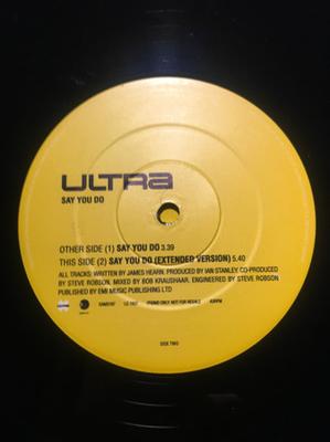 12inch Record ULTRA - Say You Do SAM3187 EastWest 1998 UK Dance & Electronica Used