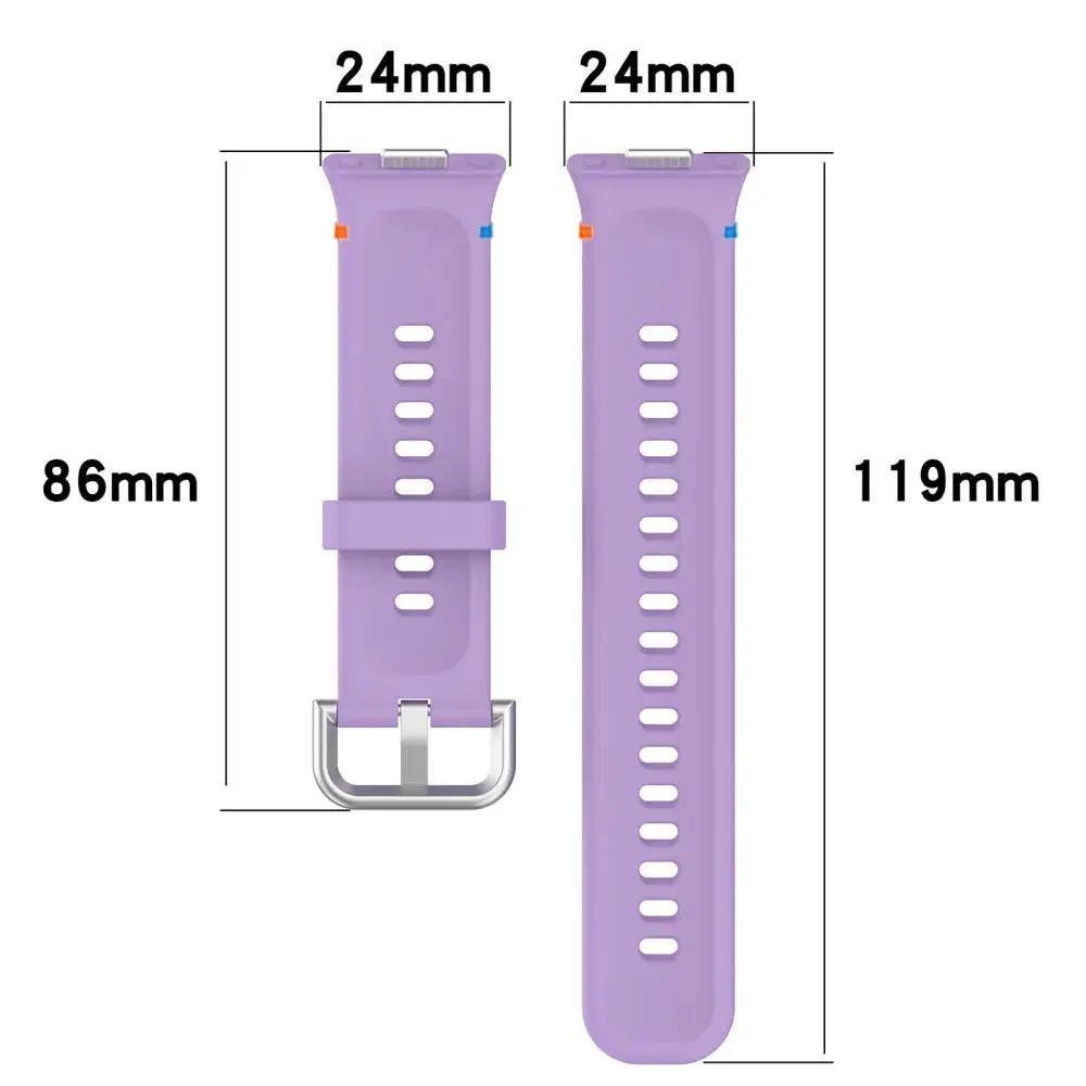 Original Silicone Strap For Huawei Watch Fit 4 Fit 4pro Smartwatch Sport Bracelet Replacement Wristband For Huawei Fit 3