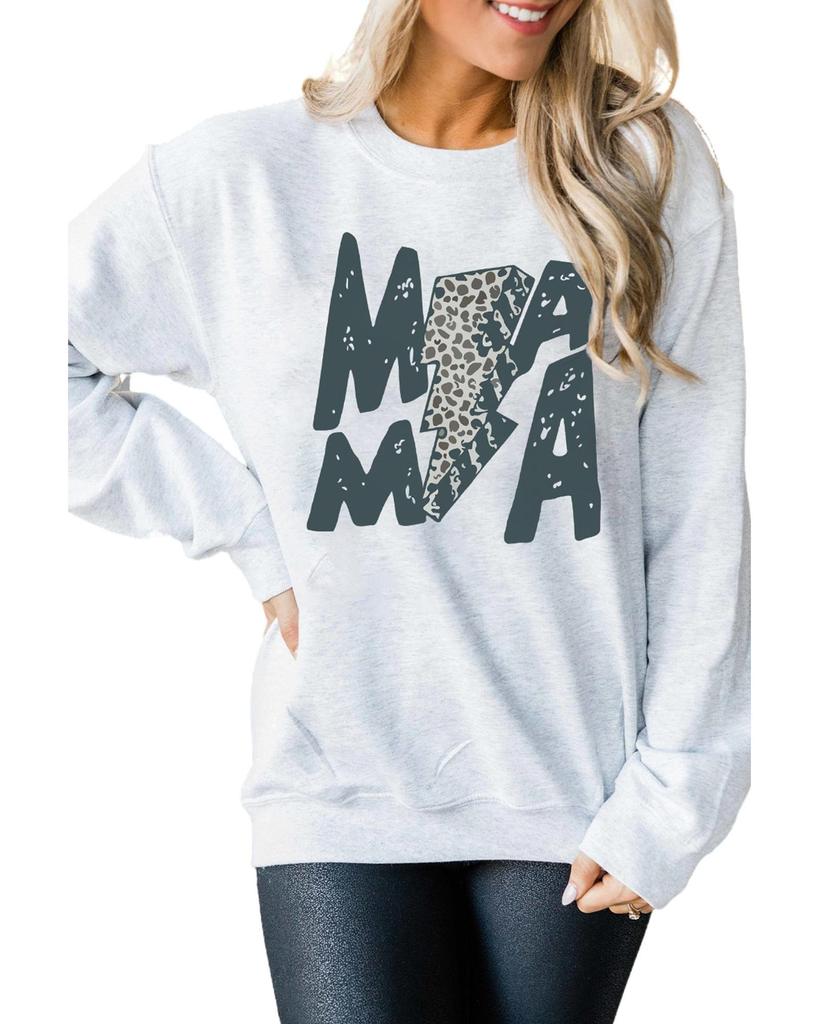 Azura Exchange Langärmiges Sweatshirt mit Leopardenmuster