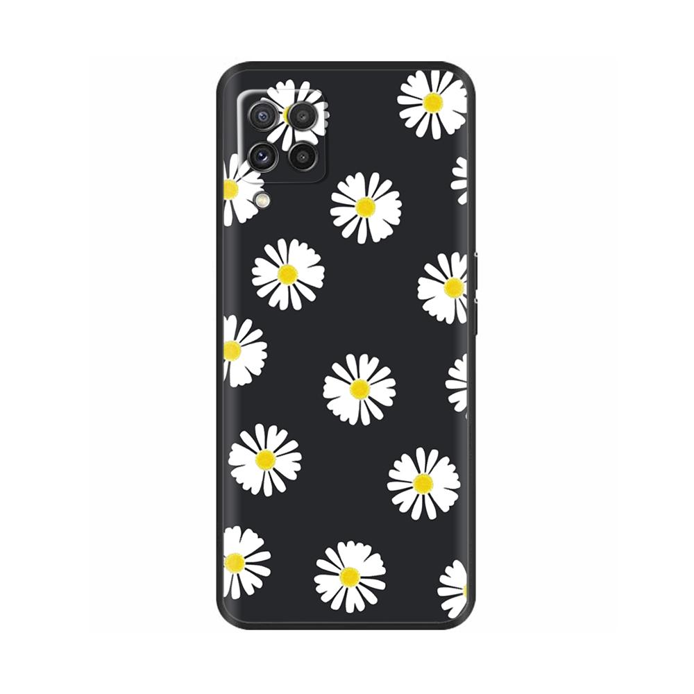 For Samsung Galaxy M22 M32 4G Case Phone Back Cover For Samsung M32 4G M22 F22 Case Soft Black Silicone Bumper Shell 6.4 Inch
