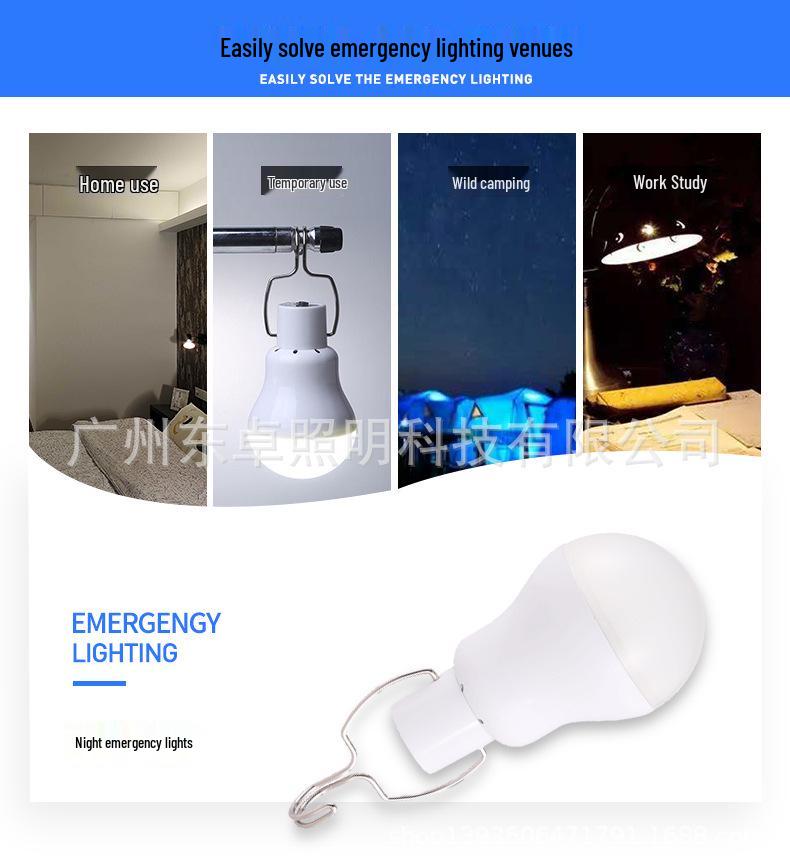 Rechargeable Solar Camping Lantern for Outdoor, Home, and Sports