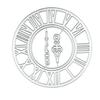 Note Clock Stencils Scrapbook Decoration Clock Template Clock Stencils Clock Patterns DIY Scrapbook Decoration