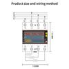 3 Phase V A Hz Kws Protector 100A 3 Phase V A Hz Kws Protector Pa66 Multi Function Self Reset Voltage Adjustable Protector