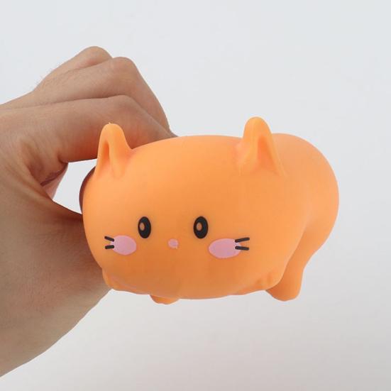 Cartoon Bear Squeeze Toy Stress Relief Slow Rising Cat Sensory Toy Soft Stress