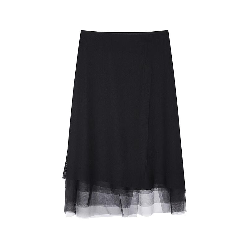 JNBY Women's A-Line Casual Midi Skirt