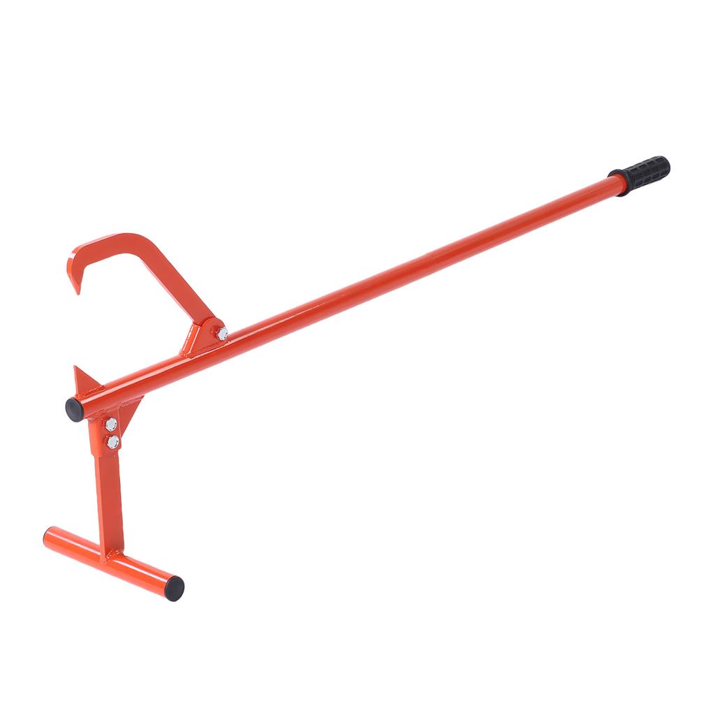 Adjustable Cant Hook Log Roller Lifter Heavy Duty Steel Logging Tools Log Jack with Rubber Grip for Rolling and Raising