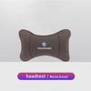 1Pcs Car Seat Headrest Auto Logo Neck Head Pillow Tools For VW R Line GTI Atlas Jetta Touareg Variant Golf Polo Taos PassatAL6