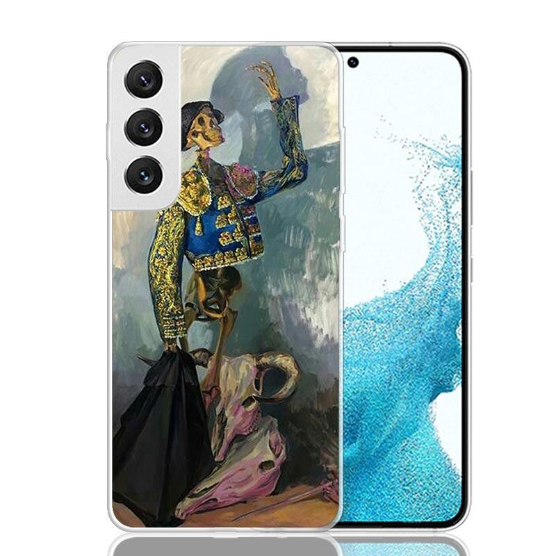 

Bullfight Bull Fighter Matador Phone Case For Samsung Galaxy S26 Ultra S23 S24 S25 Edge S20 FE S21 S22 Plus Soft Print Shell Cov Samsung S26 Plus