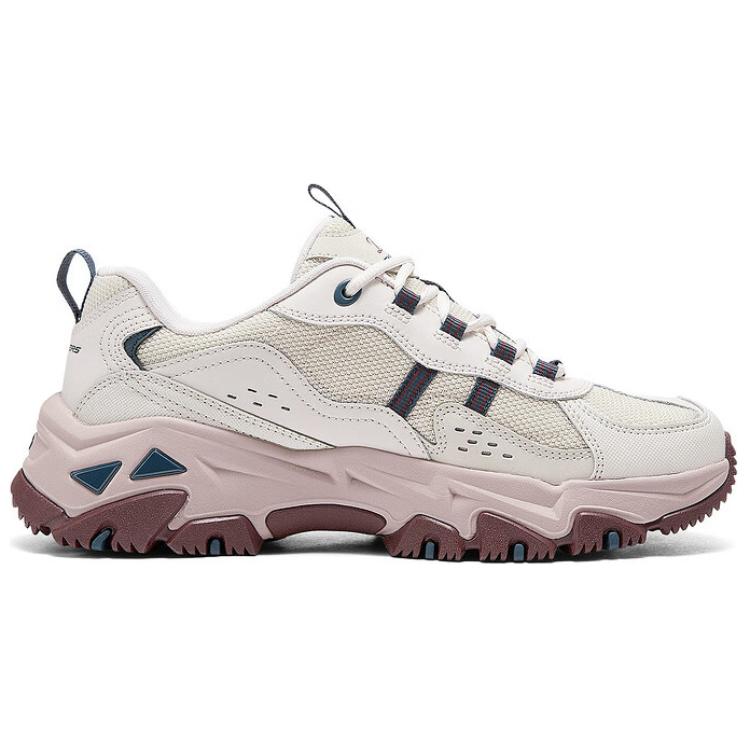 Skechers Scarpe Casual Basse da Donna Grigio Marrone 180128-PKNV